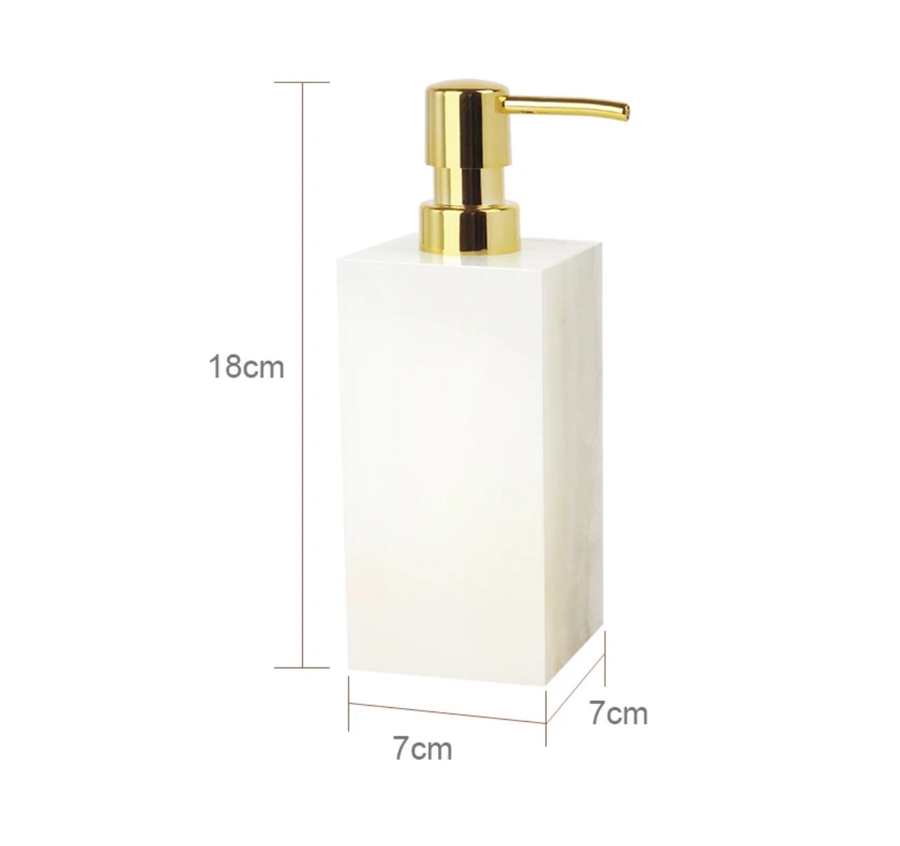 Elegant Onyx Natural Marble Bathroom Set