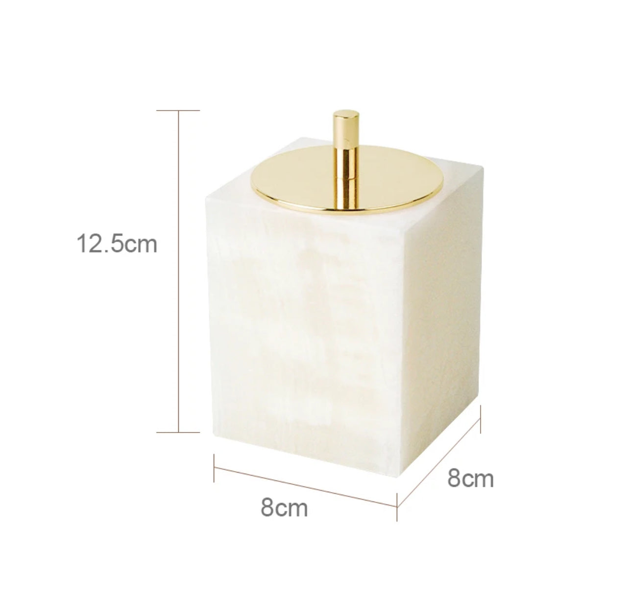 Elegant Onyx Natural Marble Bathroom Set