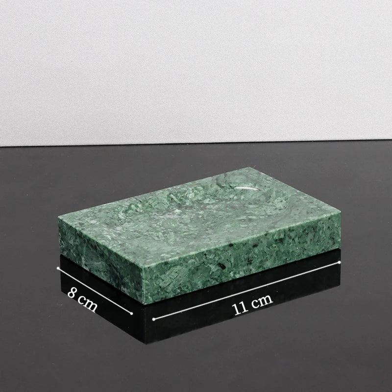 Indian Green Natural Marble Bathroom Accessories Set