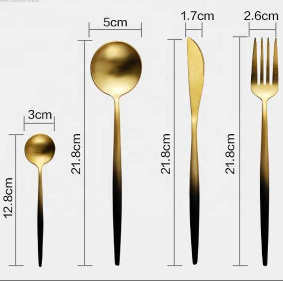 Portuguese Matte Cutlery Set