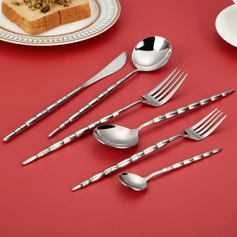 Luxury Bamboo Handle Cutlery Set