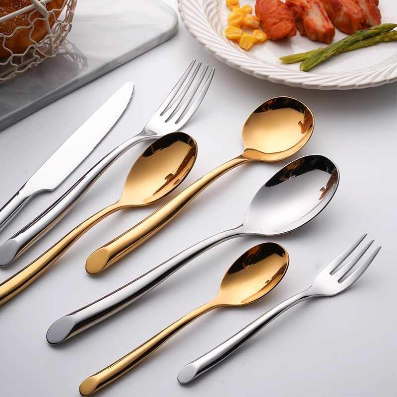 Creative Design Slant Tail Cutlery Set