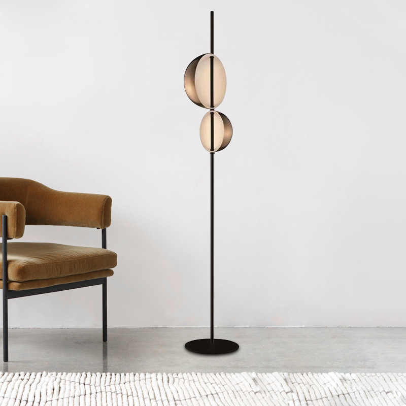 Minimalistic Double Head Floor Lamp