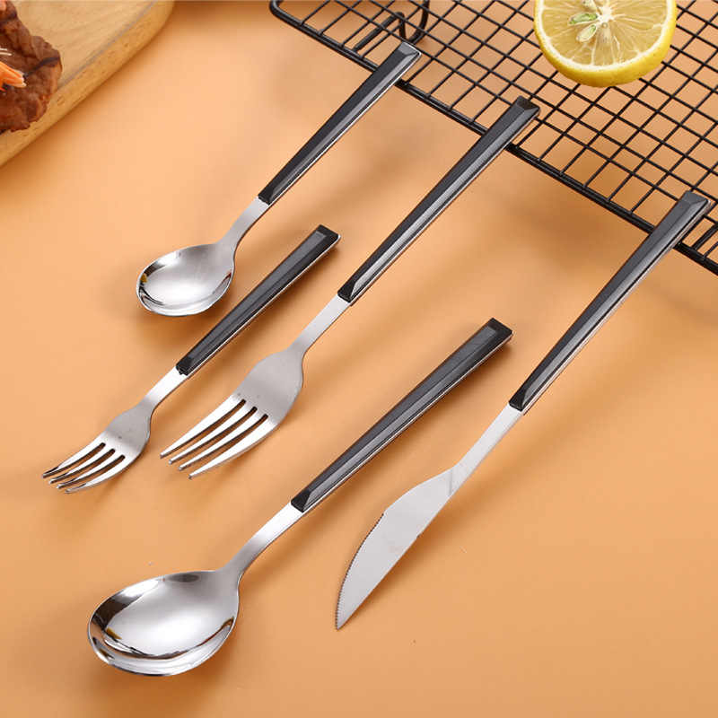 Wood Clip Handle Cutlery Set