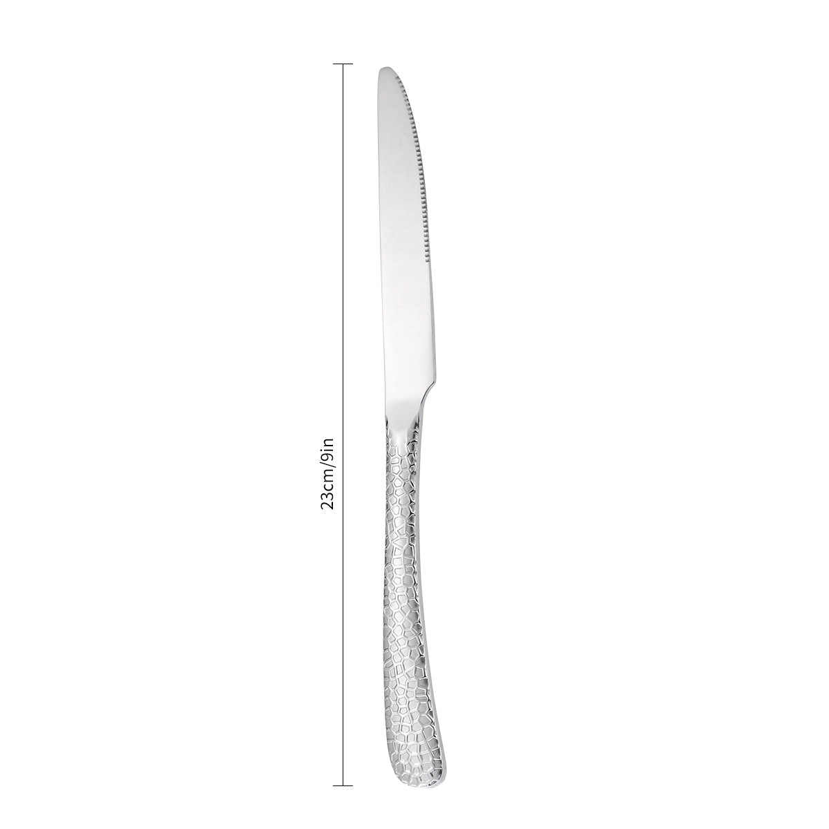 Stylish Hammered Handle Cutlery Set