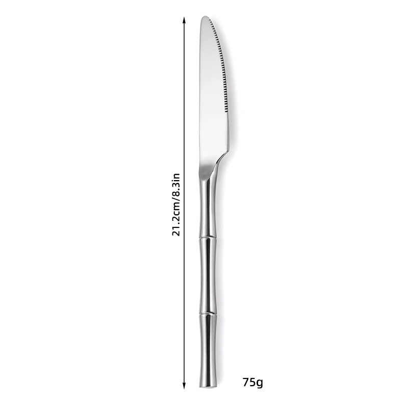 Bamboo Style Cutlery Set