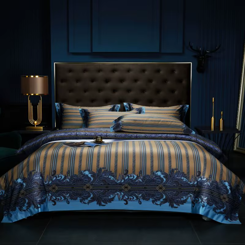 Luxury Baroque Style 600TC Egyptian Cotton Bedding Set