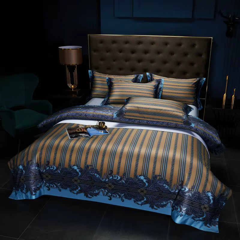Luxury Baroque Style 600TC Egyptian Cotton Bedding Set