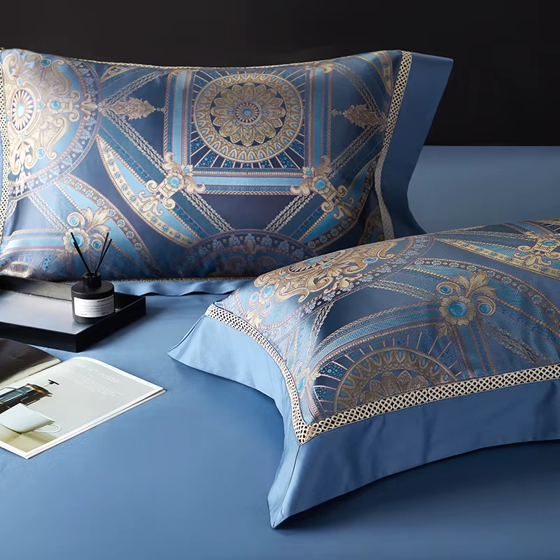 Egyptian Cotton Luxurious Shiny Glossy Bedding Set