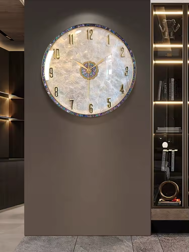 Luxury Mother of Pearl Digital Wall Clock
