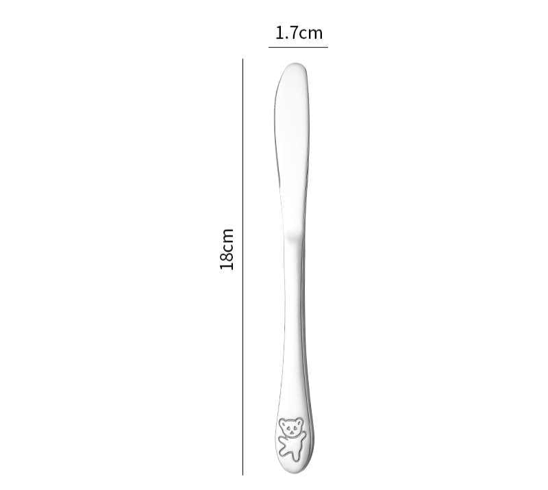 Cute Bear Stainless Steel Children's Cutlery