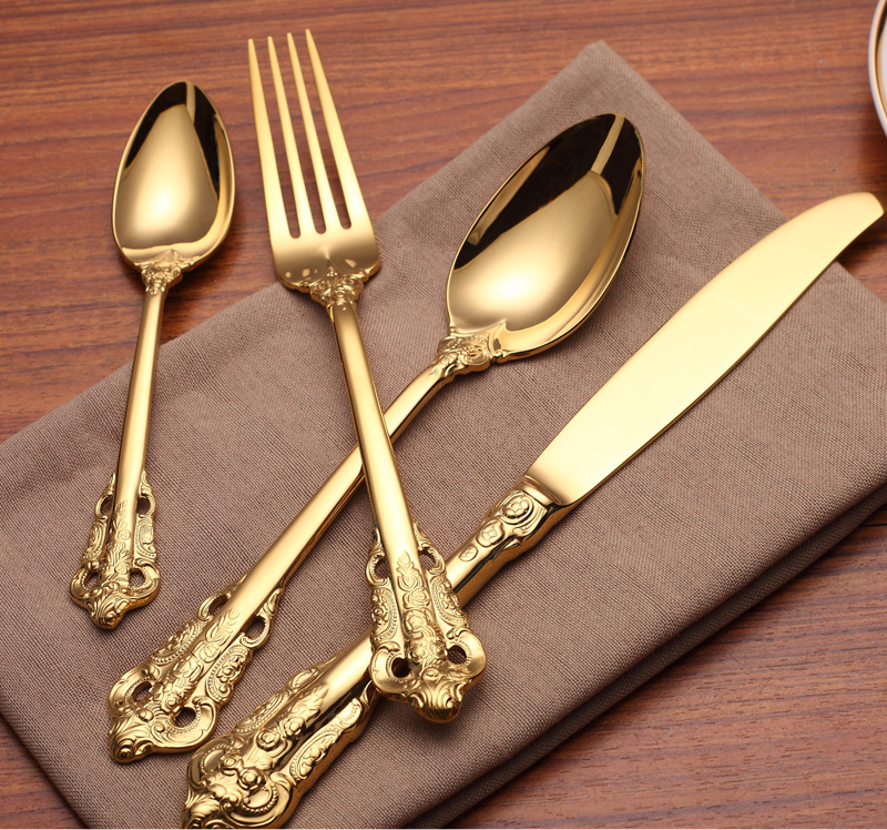 Baroque Style Modern Royal Cutlery Set