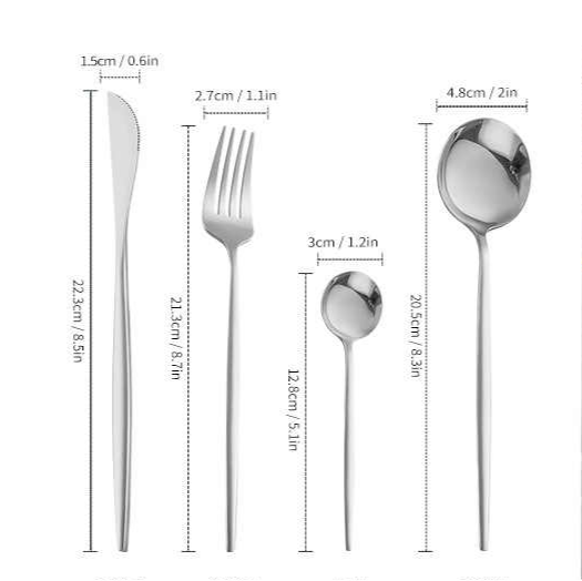 Alina Luxury Cutlery Set