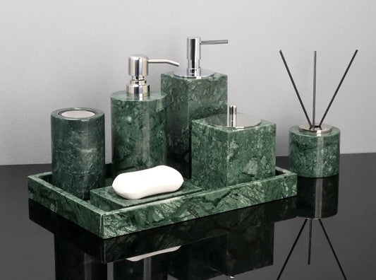 Onyx Luxury Marble Bathroom Accessories Set