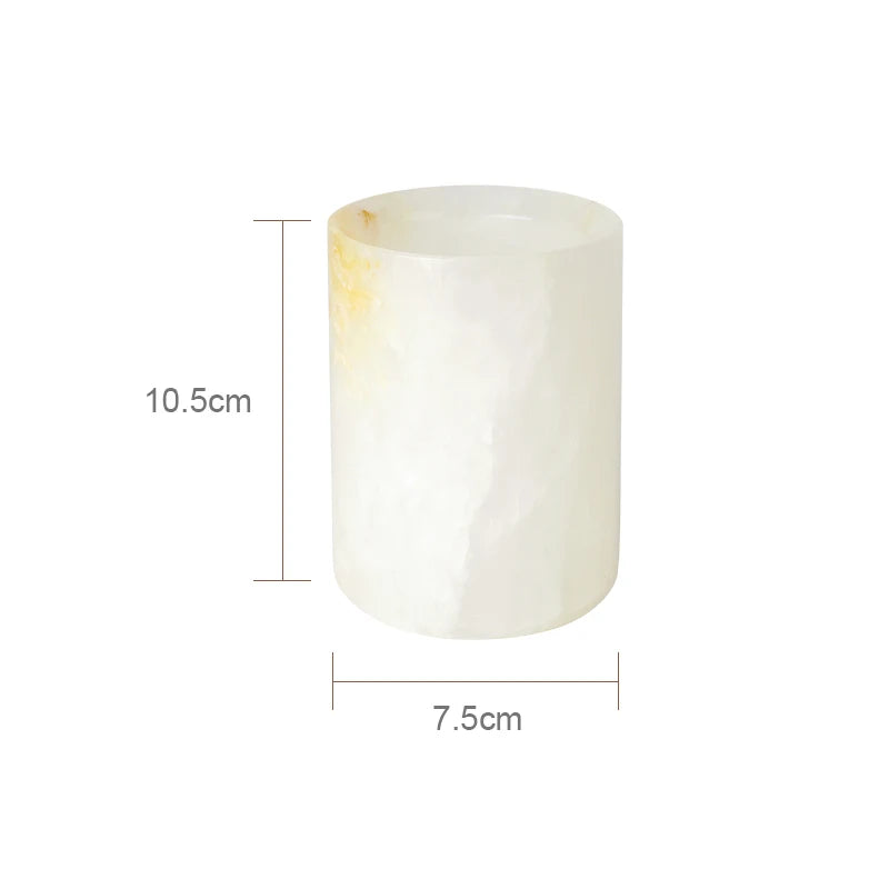 Elegant Onyx Natural Marble Bathroom Set
