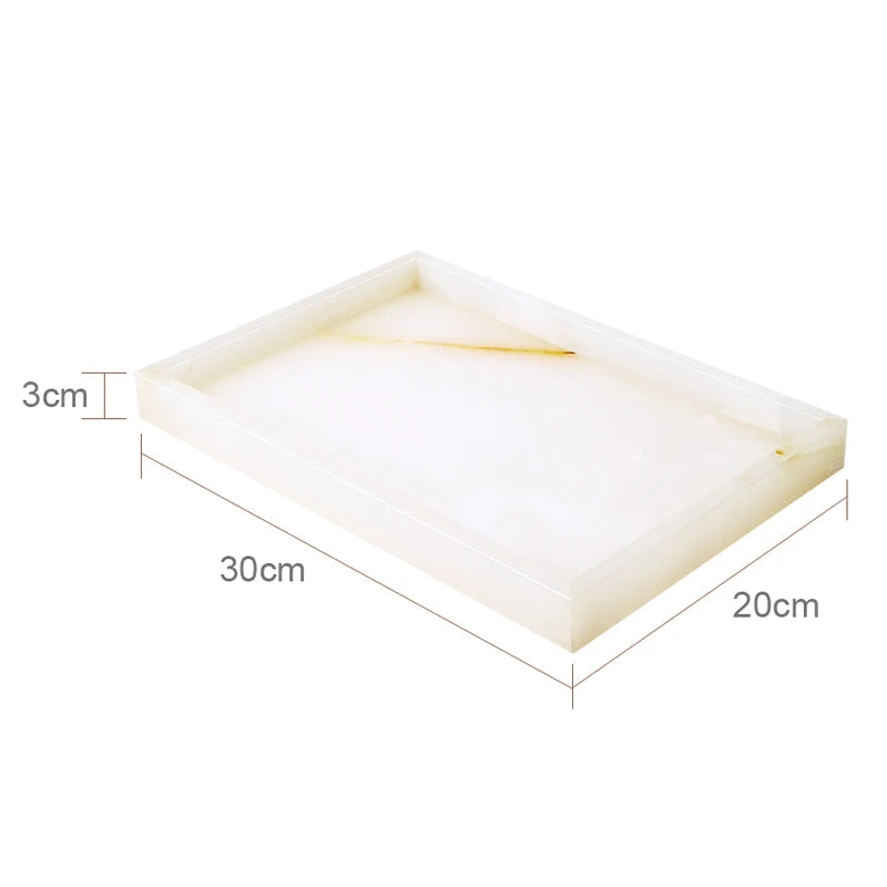 Elegant Onyx Natural Marble Bathroom Set