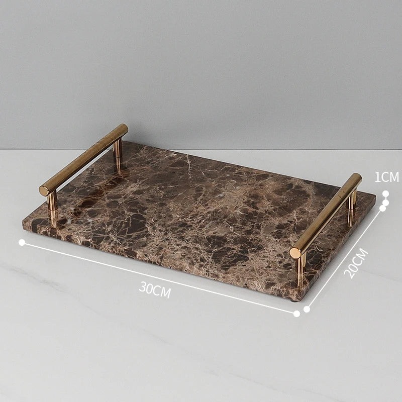 Emperador Dark Natural Marble Bathroom Set