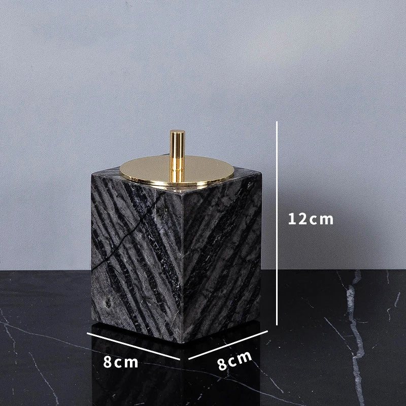 Ancient Wood Grain Natural Marble Bathroom Set