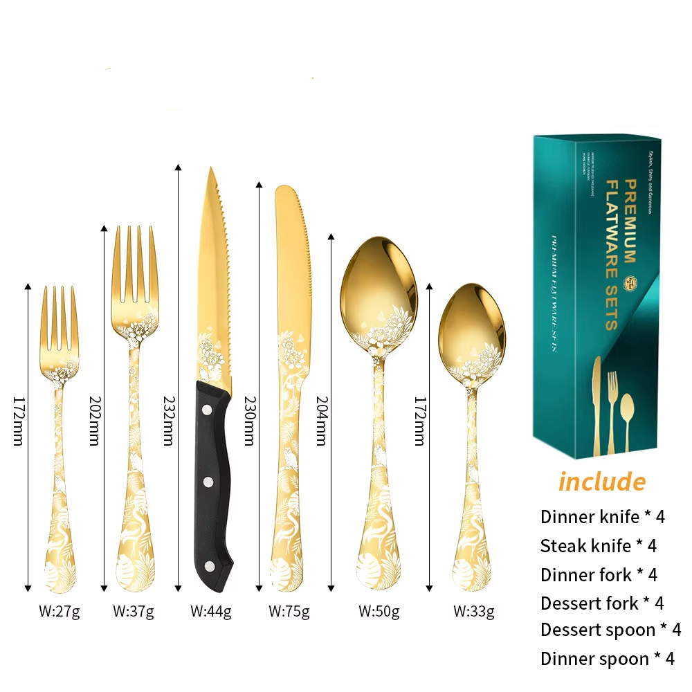 Embroided Cutlery Set