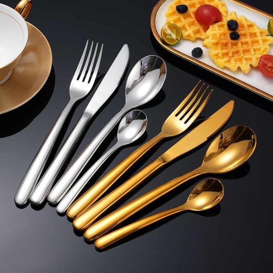 Unique Thickened Handle Cutlery Set