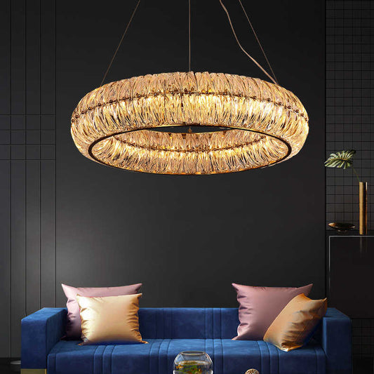 Nordic Light Luxury Creative Glass Chandelier