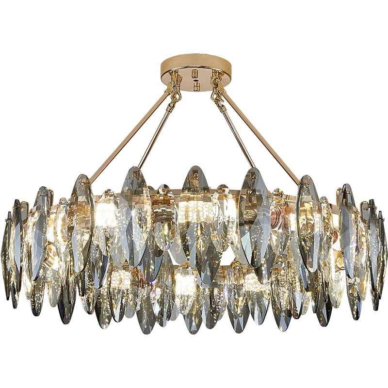 Modern Luxury Round Crystal Chandelier