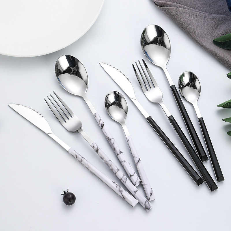 Lila Ceramic Handle Cutlery Set