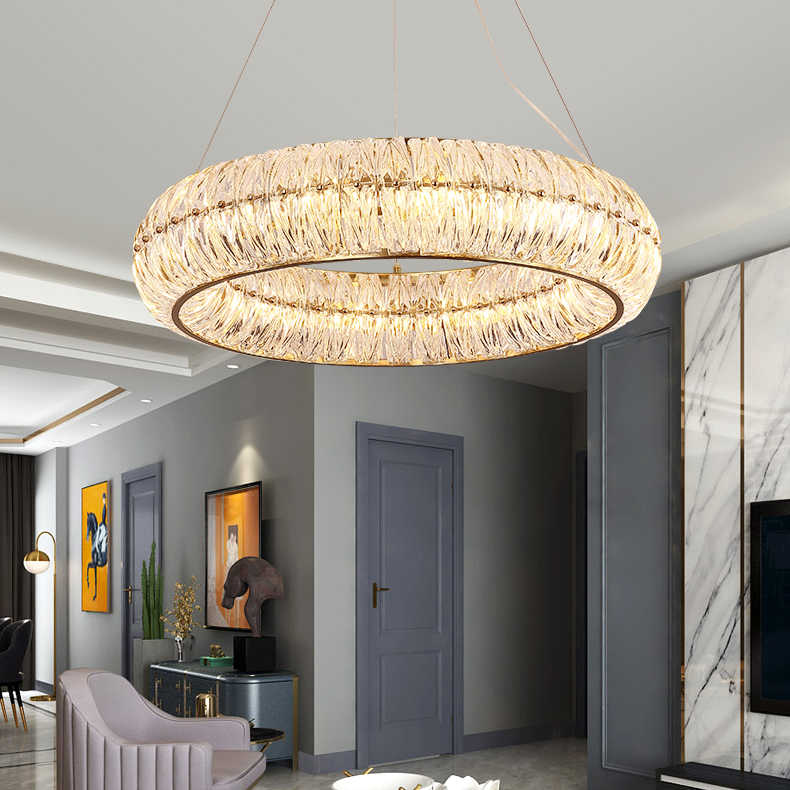 Nordic Light Luxury Creative Glass Chandelier