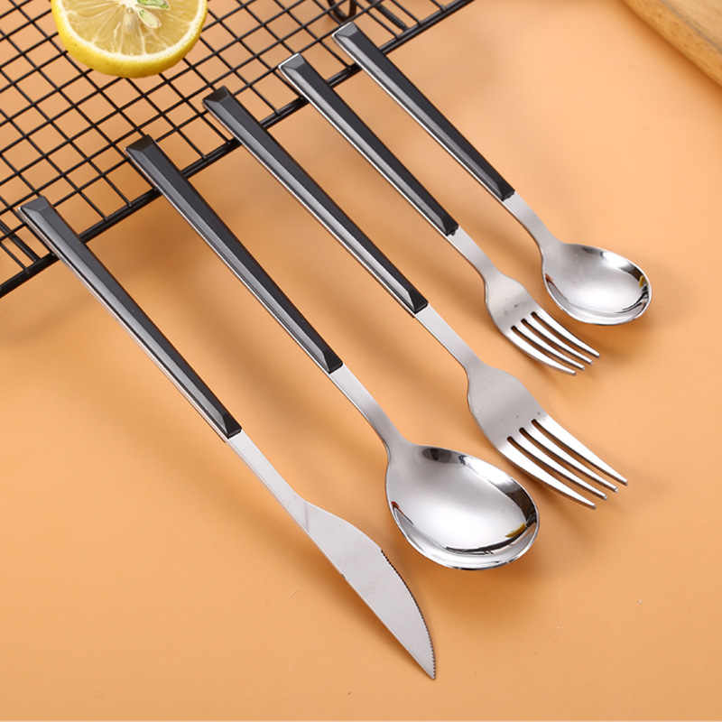 Wood Clip Handle Cutlery Set