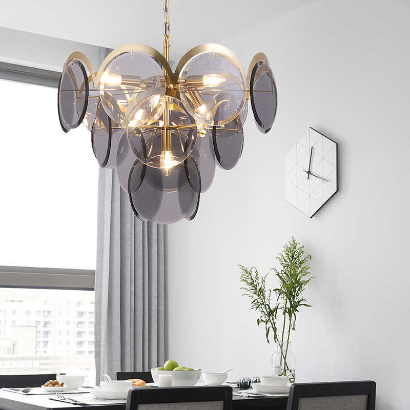 Post-modern Luxury Creative Glass Chandelier