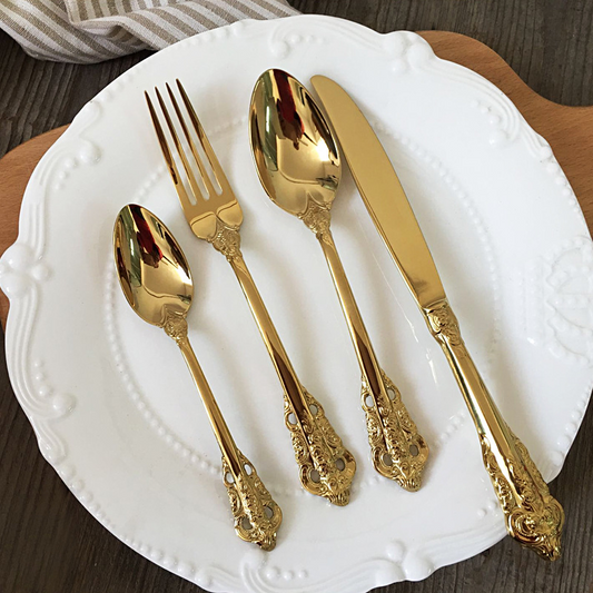 Baroque Style Modern Royal Cutlery Set