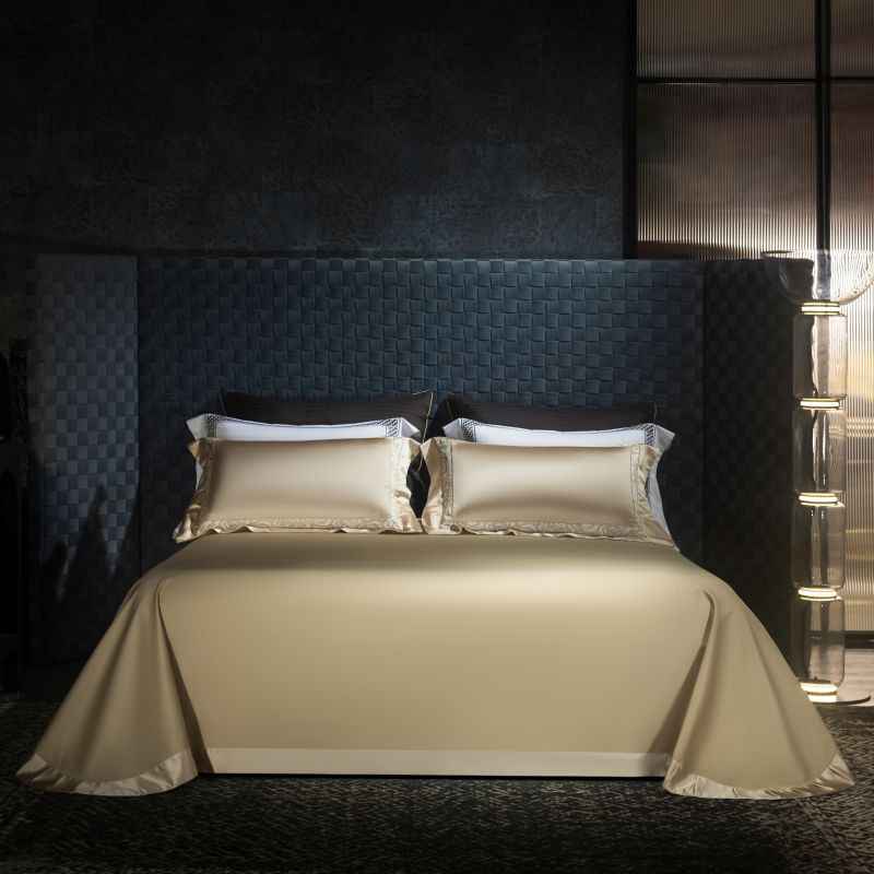 Luxury Silk Cotton Embroidery Bedding Set