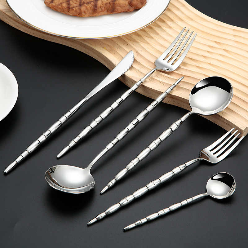 Inna Bamboo Handle Cutlery Set