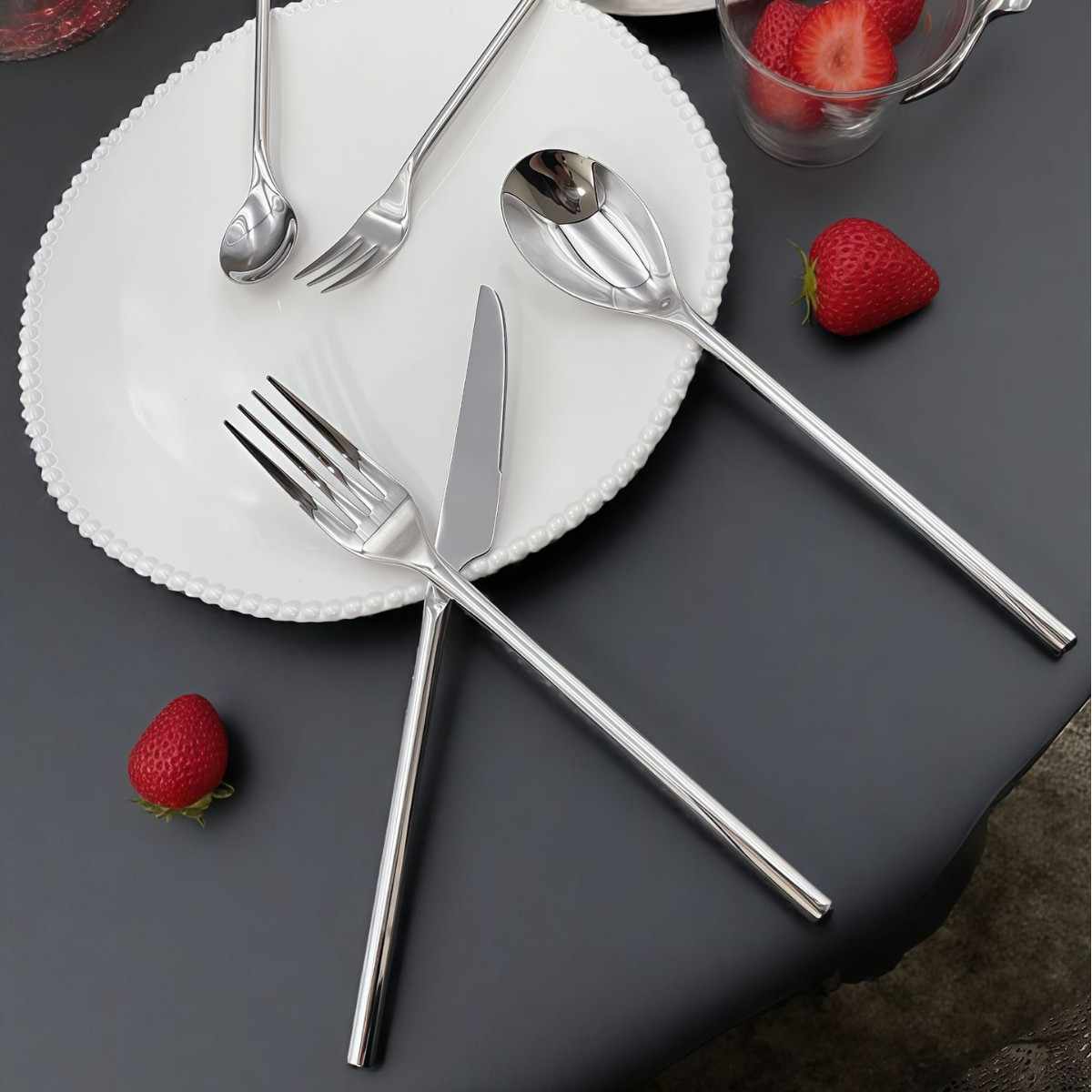 Luxury Round Handle Cutlery Set