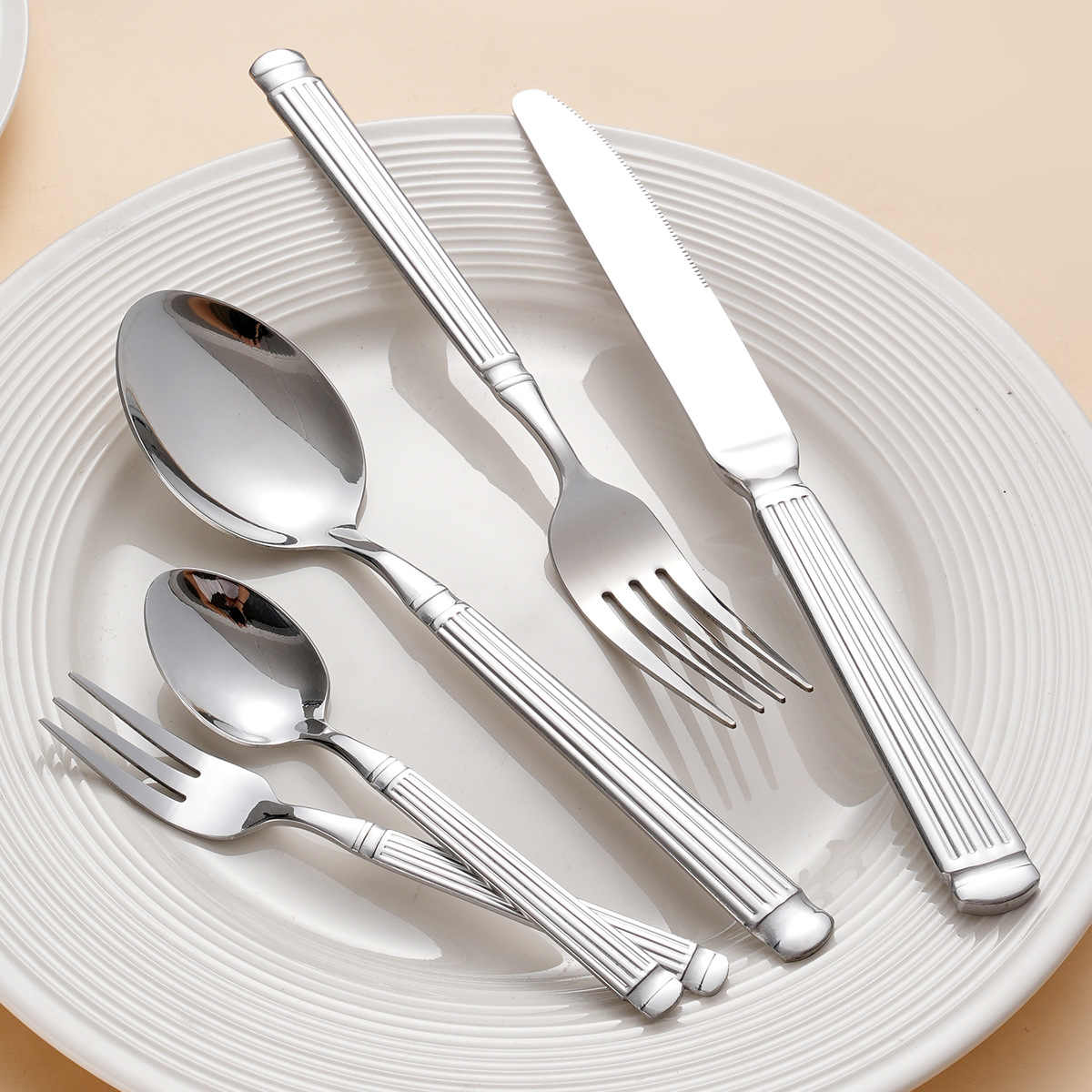 Roman Column Stainless Steel Cutlery Set