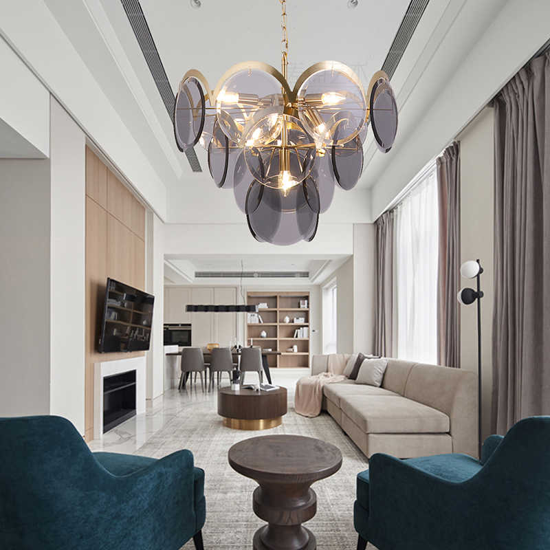 Post-modern Luxury Creative Glass Chandelier