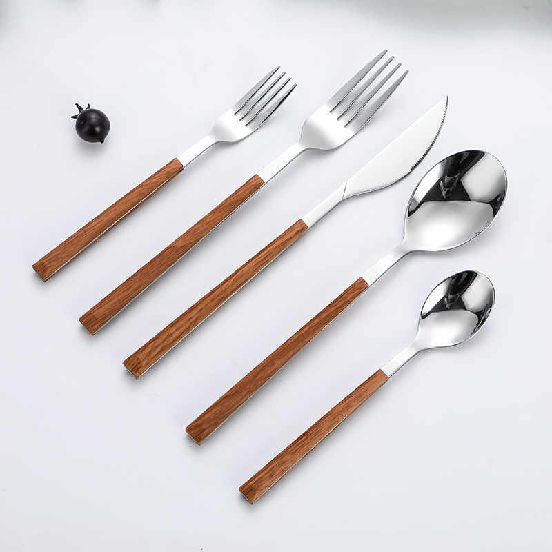 Lila Ceramic Handle Cutlery Set