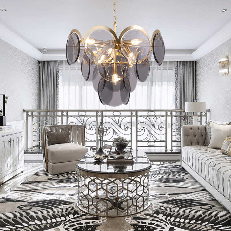 Post-modern Luxury Creative Glass Chandelier