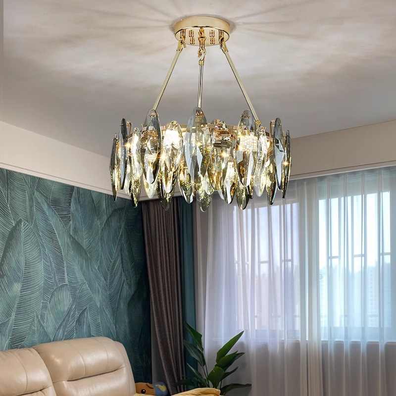 Modern Luxury Round Crystal Chandelier