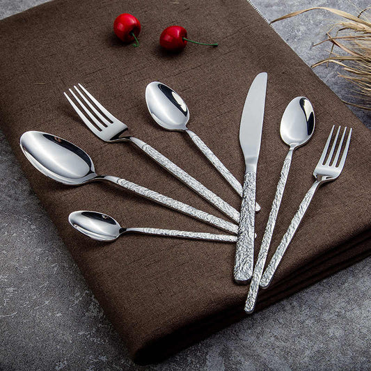 Creative Embossed Cutlery Set