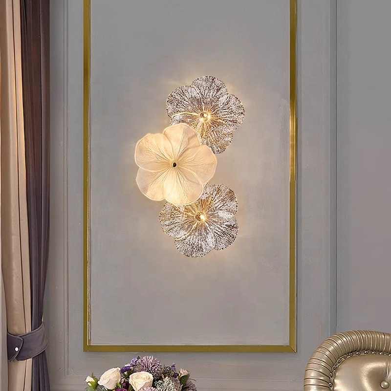 Luxury Floral Wall Decorative Lamp