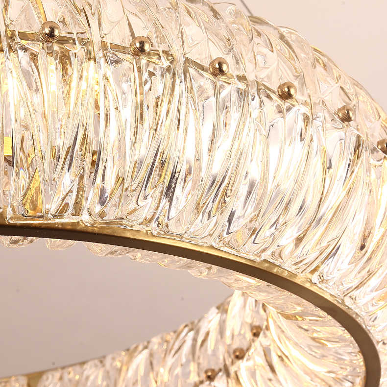 Nordic Light Luxury Creative Glass Chandelier