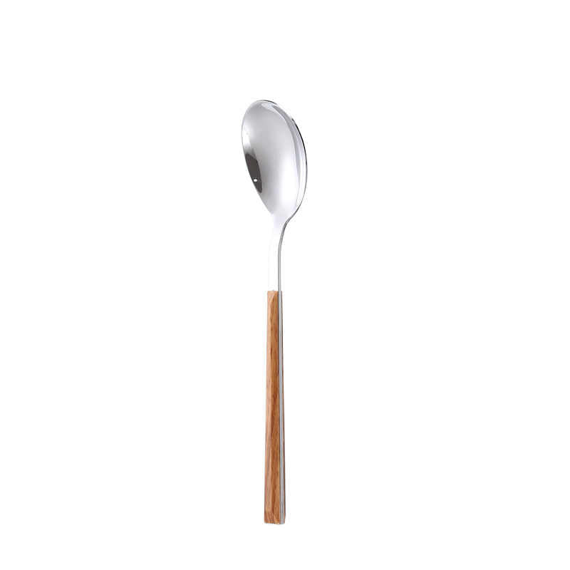 Wood Clip Handle Cutlery Set