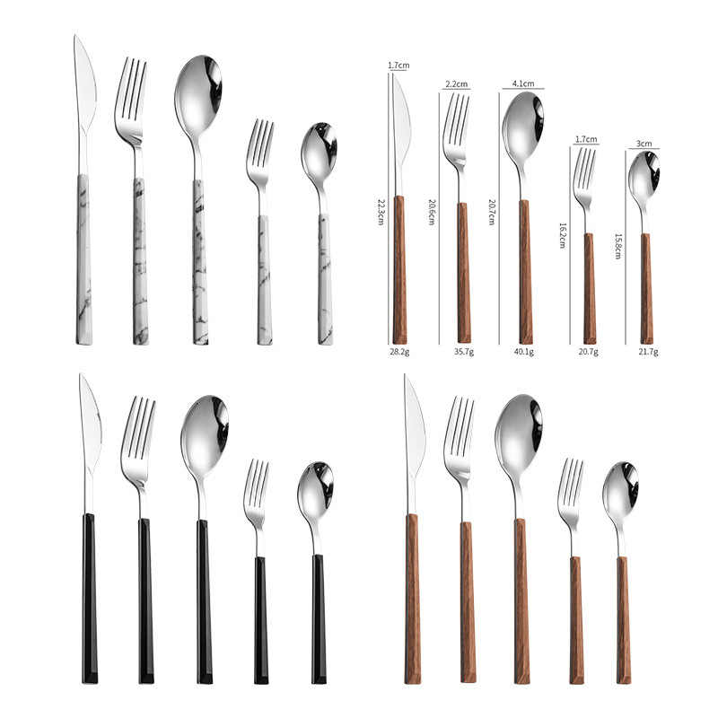 Lila Ceramic Handle Cutlery Set