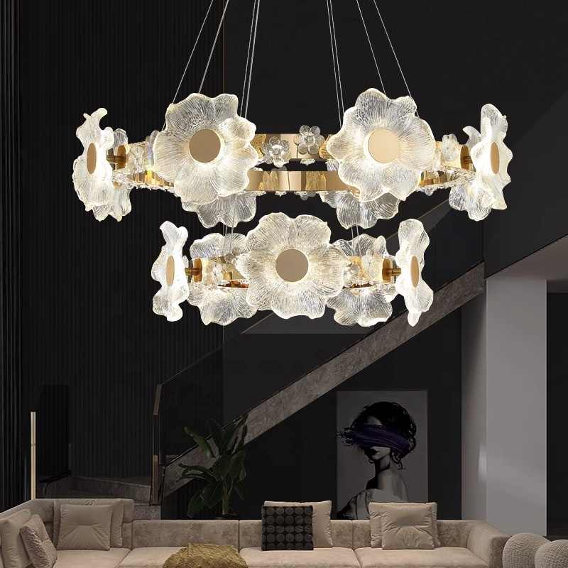 Modern Flower Chandelier