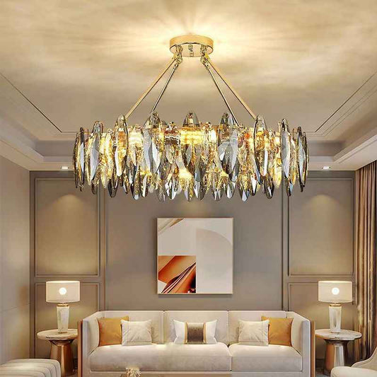 Modern Luxury Round Crystal Chandelier