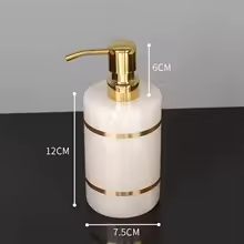 White Onyx Natural Marble Bathroom Accessories Set