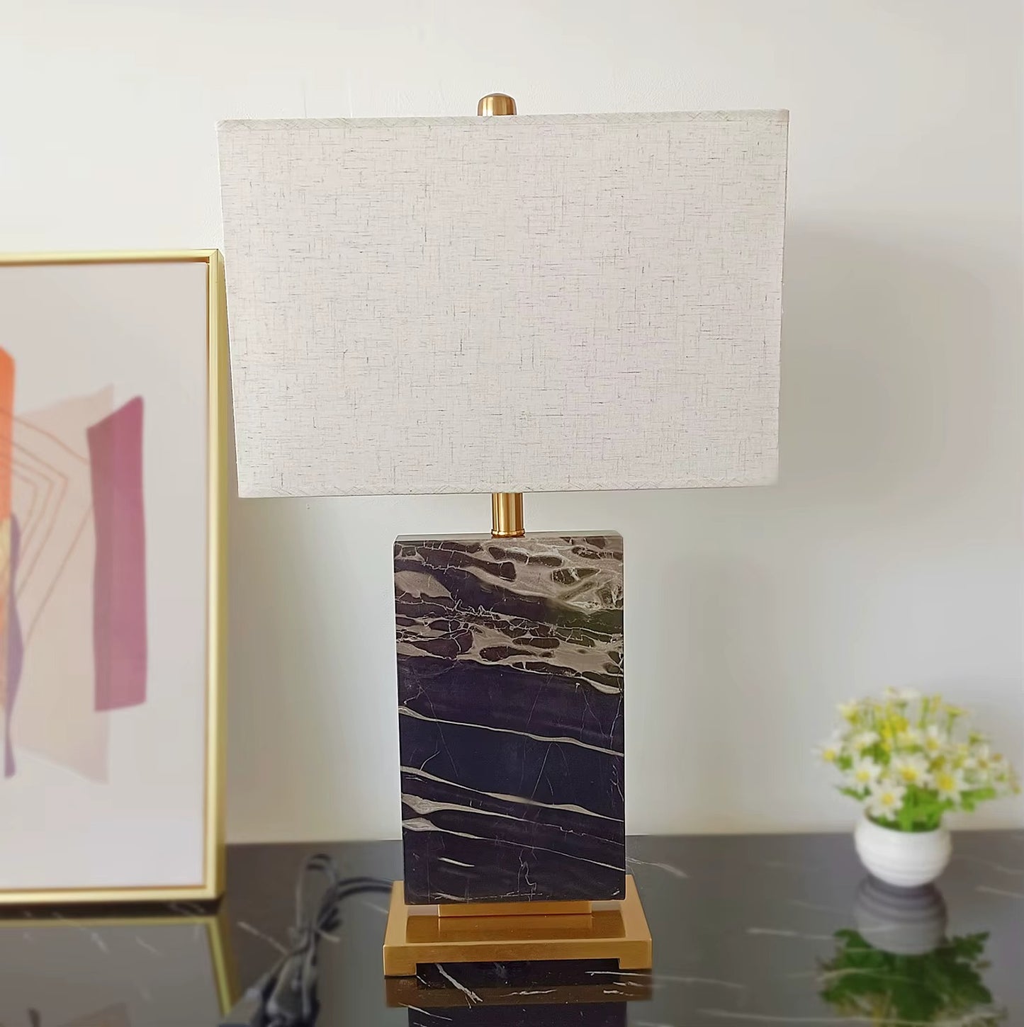 Modern Style Marble Table Lamp