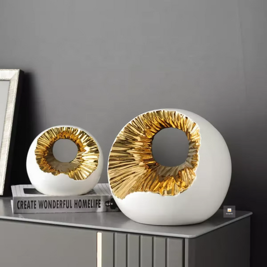 Round Ceramic Luxury Decor Accessories Set