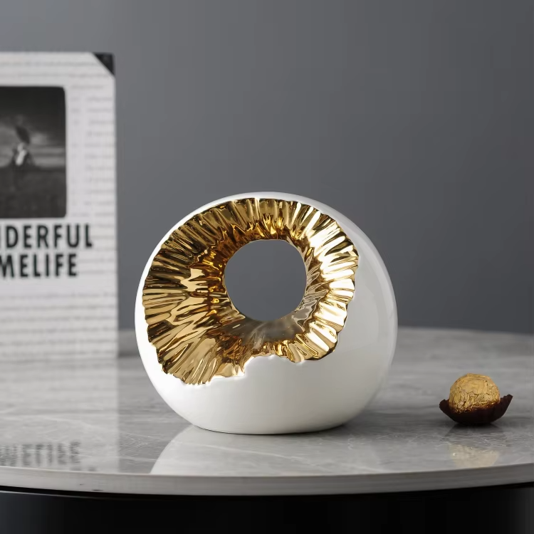 Round Ceramic Luxury Decor Accessories Set